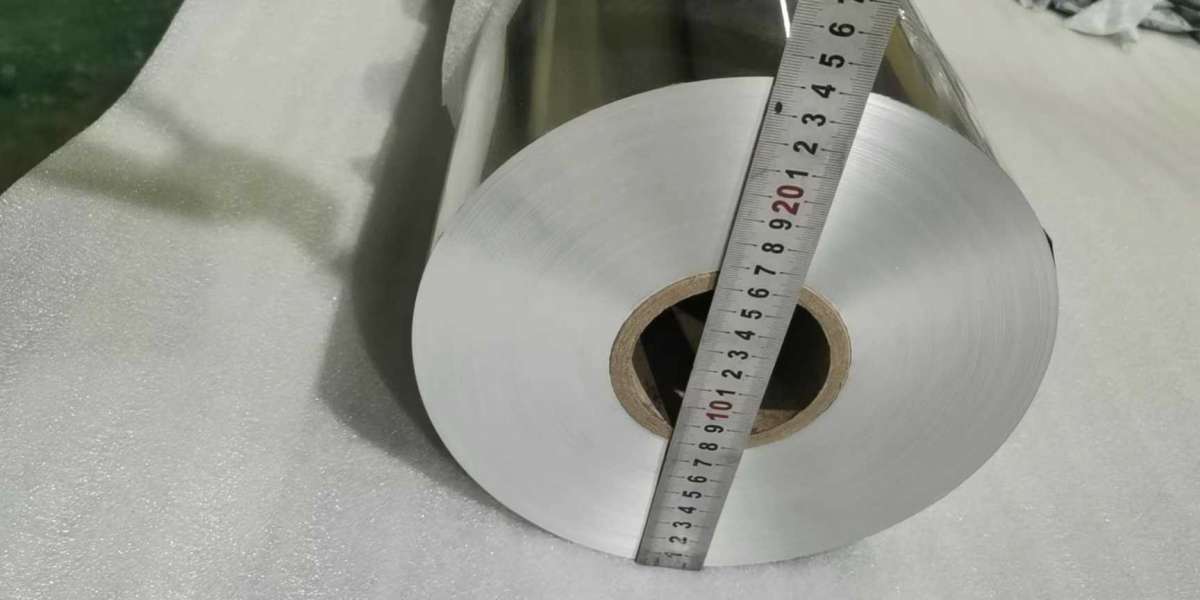 Production aluminum foil by means of non-stop casting method